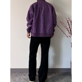 Men'S High-Waisted Wide Leg Pants, Cotton Blend, Regular Fit, with Zipper Details, for All-Season Wear, Basics Style Flare Jeans Men'S High-Waisted Wide Leg Pants, Cotton Blend, Regular Fit, with Zipper Details, for All-Season Wear, Basics Style Flare Jeans