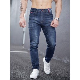 Men's Casual Skinny Jeans, Chic Street Style Stretch Jeans Men's Casual Skinny Jeans, Chic Street Style Stretch Jeans