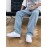 Men's Loose Fit Wide Leg Jeans, Men's Stylish Comfy Denim Pants, Street Style Fashion