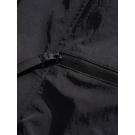 Relaxed Fit, Men's Vintage-Inspired Cargo Pants - Nylon, Casual Fit with Drawstring Waist for Spring/Fall Relaxed Fit, Men's Vintage-Inspired Cargo Pants - Nylon, Casual Fit with Drawstring Waist for Spring/Fall