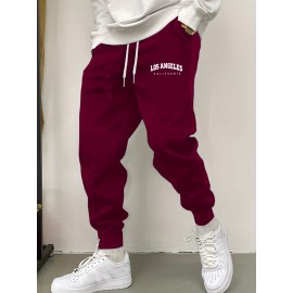 LOS ANGELES Print Sweatpants, Comfortable, Autumn/Winter Joggers LOS ANGELES Print Sweatpants, Comfortable, Autumn/Winter Joggers