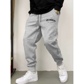 LOS ANGELES Print Sweatpants, Comfortable, Autumn/Winter Joggers LOS ANGELES Print Sweatpants, Comfortable, Autumn/Winter Joggers
