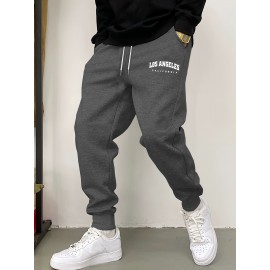 LOS ANGELES Print Sweatpants, Comfortable, Autumn/Winter Joggers LOS ANGELES Print Sweatpants, Comfortable, Autumn/Winter Joggers