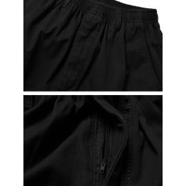 Men's Fleece Lined Casual Pants, Elastic Waist Pants Workwear Leisure Fashion Pants Cargo Pants Men's Fleece Lined Casual Pants, Elastic Waist Pants Workwear Leisure Fashion Pants Cargo Pants