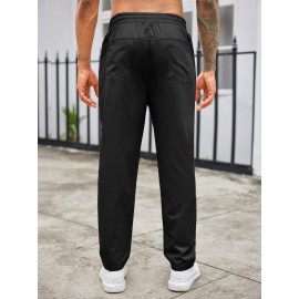 1pc Men'S Casual Cotton Drawstring Pants - Solid Color, Non-Stretch Fabric, Regular Fit, All-Season Straight Leg Cargo Trousers 1pc Men'S Casual Cotton Drawstring Pants - Solid Color, Non-Stretch Fabric, Regular Fit, All-Season Straight Leg Cargo Trousers