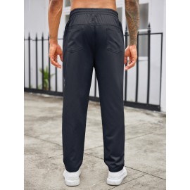 1pc Men'S Casual Cotton Drawstring Pants - Solid Color, Non-Stretch Fabric, Regular Fit, All-Season Straight Leg Cargo Trousers 1pc Men'S Casual Cotton Drawstring Pants - Solid Color, Non-Stretch Fabric, Regular Fit, All-Season Straight Leg Cargo Trousers