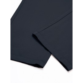 1pc Men'S Casual Cotton Drawstring Pants - Solid Color, Non-Stretch Fabric, Regular Fit, All-Season Straight Leg Cargo Trousers 1pc Men'S Casual Cotton Drawstring Pants - Solid Color, Non-Stretch Fabric, Regular Fit, All-Season Straight Leg Cargo Trousers