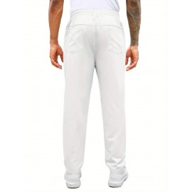 1pc Men'S Casual Cotton Drawstring Pants - Solid Color, Non-Stretch Fabric, Regular Fit, All-Season Straight Leg Cargo Trousers 1pc Men'S Casual Cotton Drawstring Pants - Solid Color, Non-Stretch Fabric, Regular Fit, All-Season Straight Leg Cargo Trousers