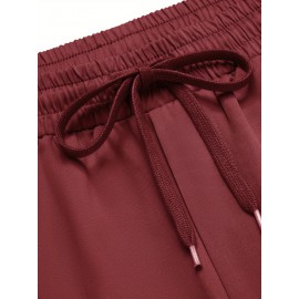 1pc Men'S Casual Cotton Drawstring Pants - Solid Color, Non-Stretch Fabric, Regular Fit, All-Season Straight Leg Cargo Trousers 1pc Men'S Casual Cotton Drawstring Pants - Solid Color, Non-Stretch Fabric, Regular Fit, All-Season Straight Leg Cargo Trousers