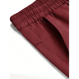 1pc Men'S Casual Cotton Drawstring Pants - Solid Color, Non-Stretch Fabric, Regular Fit, All-Season Straight Leg Cargo Trousers 1pc Men'S Casual Cotton Drawstring Pants - Solid Color, Non-Stretch Fabric, Regular Fit, All-Season Straight Leg Cargo Trousers
