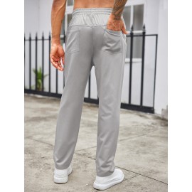 1pc Men'S Casual Cotton Drawstring Pants - Solid Color, Non-Stretch Fabric, Regular Fit, All-Season Straight Leg Cargo Trousers 1pc Men'S Casual Cotton Drawstring Pants - Solid Color, Non-Stretch Fabric, Regular Fit, All-Season Straight Leg Cargo Trousers
