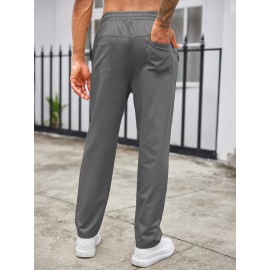 1pc Men'S Casual Cotton Drawstring Pants - Solid Color, Non-Stretch Fabric, Regular Fit, All-Season Straight Leg Cargo Trousers 1pc Men'S Casual Cotton Drawstring Pants - Solid Color, Non-Stretch Fabric, Regular Fit, All-Season Straight Leg Cargo Trousers