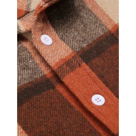 Mens Flannel Shirt Long Sleeve Plaid Jacket Casual Button Down Shirts Shacket Mens Flannel Shirt Long Sleeve Plaid Jacket Casual Button Down Shirts Shacket