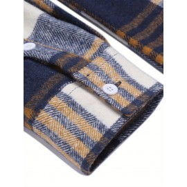 Mens Flannel Shirt Long Sleeve Plaid Jacket Casual Button Down Shirts Shacket Mens Flannel Shirt Long Sleeve Plaid Jacket Casual Button Down Shirts Shacket