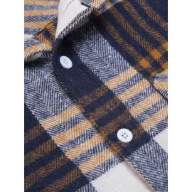 Mens Flannel Shirt Long Sleeve Plaid Jacket Casual Button Down Shirts Shacket Mens Flannel Shirt Long Sleeve Plaid Jacket Casual Button Down Shirts Shacket