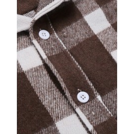 Mens Flannel Shirt Long Sleeve Plaid Jacket Casual Button Down Shirts Shacket Mens Flannel Shirt Long Sleeve Plaid Jacket Casual Button Down Shirts Shacket