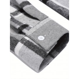 Mens Flannel Shirt Long Sleeve Plaid Jacket Casual Button Down Shirts Shacket Mens Flannel Shirt Long Sleeve Plaid Jacket Casual Button Down Shirts Shacket
