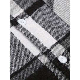 Mens Flannel Shirt Long Sleeve Plaid Jacket Casual Button Down Shirts Shacket Mens Flannel Shirt Long Sleeve Plaid Jacket Casual Button Down Shirts Shacket