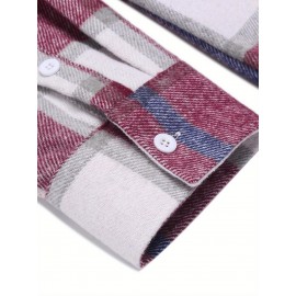 Mens Flannel Shirt Long Sleeve Plaid Jacket Casual Button Down Shirts Shacket Mens Flannel Shirt Long Sleeve Plaid Jacket Casual Button Down Shirts Shacket