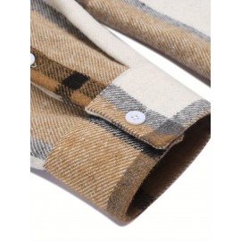 Mens Flannel Shirt Long Sleeve Plaid Jacket Casual Button Down Shirts Shacket Mens Flannel Shirt Long Sleeve Plaid Jacket Casual Button Down Shirts Shacket