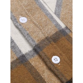 Mens Flannel Shirt Long Sleeve Plaid Jacket Casual Button Down Shirts Shacket Mens Flannel Shirt Long Sleeve Plaid Jacket Casual Button Down Shirts Shacket