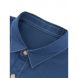 Mens Button Down Shirt Long Sleeve Wrinkle Free Casual Shirt For Men Untucked Shirts With Pocket Mens Button Down Shirt Long Sleeve Wrinkle Free Casual Shirt For Men Untucked Shirts With Pocket