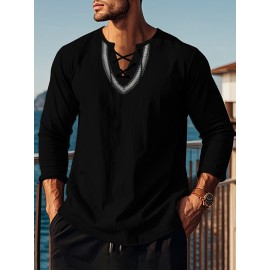 European And American Four Season Loose Fitting Pullover Retro Ethnic Style Casual Stand Up Collar Shirt European And American Four Season Loose Fitting Pullover Retro Ethnic Style Casual Stand Up Collar Shirt