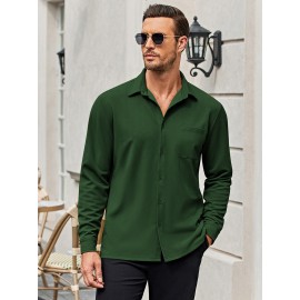 Men's Oxford Shirt Long Sleeve Dress Shirts Casual Button Down Shirts Regular Fit Men's Oxford Shirt Long Sleeve Dress Shirts Casual Button Down Shirts Regular Fit