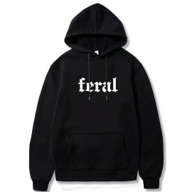 Men's Oversized Hip-Hop Style Hoodie with Geometric Print - Casual Pullover Sweatshirt for Fall & Winter, Polyester, Machine Washable Men's Oversized Hip-Hop Style Hoodie with Geometric Print - Casual Pullover Sweatshirt for Fall & Winter, Polyester, Machine Washable