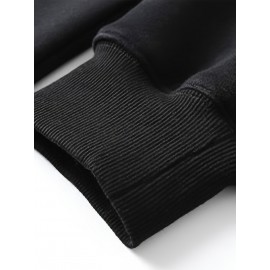 MOGAO Casual Geometric Sweatshirt for Men - Polyester Knit Fabric, Long Sleeve, Regular Fit, Round Neck, Comfortable and Trendy Unisex Hoodie MOGAO Casual Geometric Sweatshirt for Men - Polyester Knit Fabric, Long Sleeve, Regular Fit, Round Neck, Comfortable and Trendy Unisex Hoodie