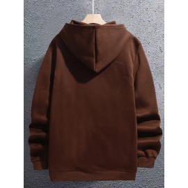 Men's Fashion Geometric Cross Print Hoodie with Comfort Pockets, Full Zip Regular Fit Polyester Knit Fabric Hooded Sweatshirt with Slight Stretch - All Season Style Men's Fashion Geometric Cross Print Hoodie with Comfort Pockets, Full Zip Regular Fit Polyester Knit Fabric Hooded Sweatshirt with Slight Stretch - All Season Style