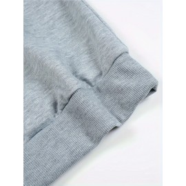 Men's Casual Golf Print Crewneck Sweatshirt - Relaxed Fit, Polyester Knit, Machine Washable, Fall/Winter Fashion Men's Casual Golf Print Crewneck Sweatshirt - Relaxed Fit, Polyester Knit, Machine Washable, Fall/Winter Fashion