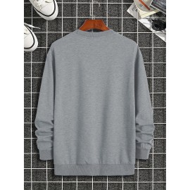 Featuring Textures Design Letter BOYS CLUB Printed Men's Crew Neck And Long Sleeve Sweatshirt, Casual Style, Breathable, Comfortable, Stylish Street Fashion Pullover Sweatshirt Featuring Textures Design Letter BOYS CLUB Printed Men's Crew Neck And Long Sleeve Sweatshirt, Casual Style, Breathable, Comfortable, Stylish Street Fashion Pullover Sweatshirt