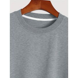 Featuring Textures Design Letter BOYS CLUB Printed Men's Crew Neck And Long Sleeve Sweatshirt, Casual Style, Breathable, Comfortable, Stylish Street Fashion Pullover Sweatshirt Featuring Textures Design Letter BOYS CLUB Printed Men's Crew Neck And Long Sleeve Sweatshirt, Casual Style, Breathable, Comfortable, Stylish Street Fashion Pullover Sweatshirt
