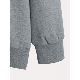 Featuring Textures Design Letter BOYS CLUB Printed Men's Crew Neck And Long Sleeve Sweatshirt, Casual Style, Breathable, Comfortable, Stylish Street Fashion Pullover Sweatshirt Featuring Textures Design Letter BOYS CLUB Printed Men's Crew Neck And Long Sleeve Sweatshirt, Casual Style, Breathable, Comfortable, Stylish Street Fashion Pullover Sweatshirt