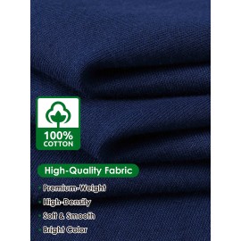 Men's Casual Cotton Long Sleeve T-Shirt - Crew Neck, Loose Fit, Spring & Fall Collection Men's Casual Cotton Long Sleeve T-Shirt - Crew Neck, Loose Fit, Spring & Fall Collection