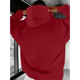 ME VS ME Print, Men's Casual and Cozy Hoodies, Trendy Long Sleeve Hooded Sweatshirt, Casual Versatile Top for Autumn Winter ME VS ME Print, Men's Casual and Cozy Hoodies, Trendy Long Sleeve Hooded Sweatshirt, Casual Versatile Top for Autumn Winter