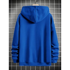 Men's Fashion Cross Print Long Sleeve Hoodie - Classic Zip-Up Design, Casual Style, Ideal For Fall And Winter Men's Fashion Cross Print Long Sleeve Hoodie - Classic Zip-Up Design, Casual Style, Ideal For Fall And Winter