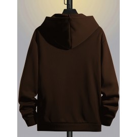 Men's Fashion Cross Print Long Sleeve Hoodie - Classic Zip-Up Design, Casual Style, Ideal For Fall And Winter Men's Fashion Cross Print Long Sleeve Hoodie - Classic Zip-Up Design, Casual Style, Ideal For Fall And Winter