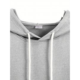 1pc Dr Pepper Print Men'S Casual Hoodie - Cozy Long Sleeve Pullover with Hood, Polyester Fabric, Regular Fit, Stretchy, for Autumn/Winter 1pc Dr Pepper Print Men'S Casual Hoodie - Cozy Long Sleeve Pullover with Hood, Polyester Fabric, Regular Fit, Stretchy, for Autumn/Winter