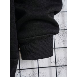 Men's Casual Hoodie with Unique Print Design - Soft Polyester, Machine Washable, Loose Fit Pullover with Kangaroo Pocket Men's Casual Hoodie with Unique Print Design - Soft Polyester, Machine Washable, Loose Fit Pullover with Kangaroo Pocket